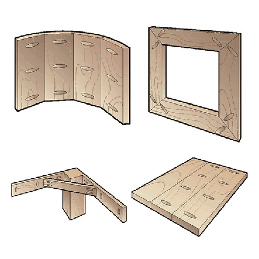 IGM Taschenverbinder für 6, 8 und 10 mm Holzrunddübeln