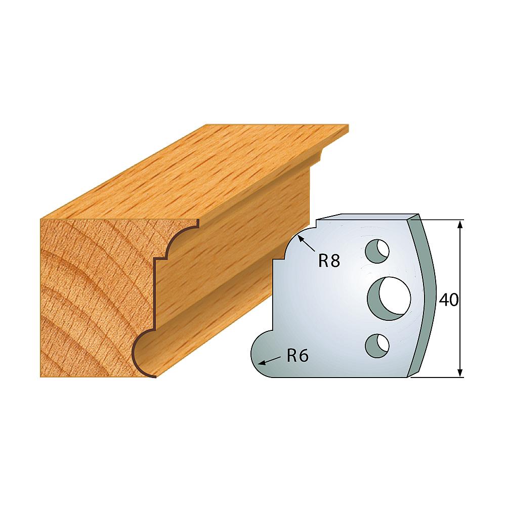 Profil 053 - Profilmesser-Paar 40×4 mm SP