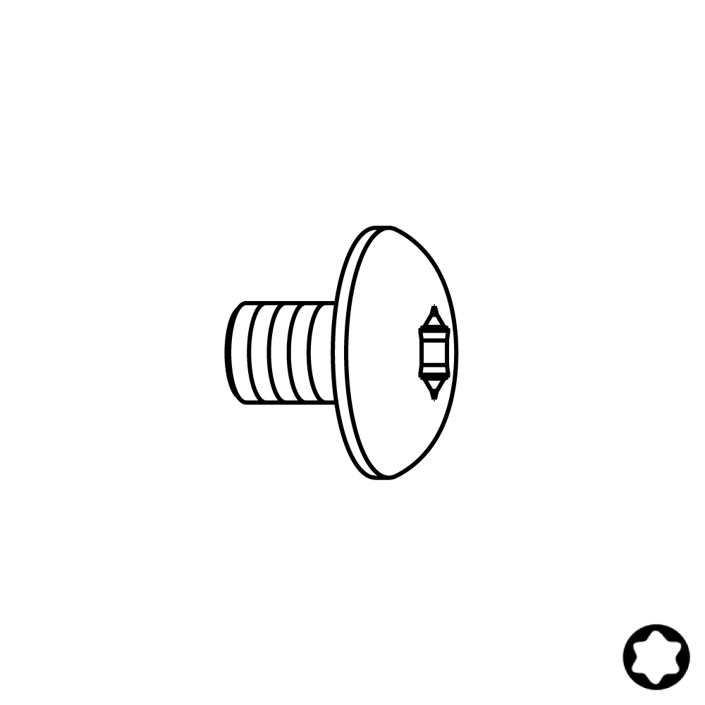 Schraube - M3,5x3,5 D6 Torx15