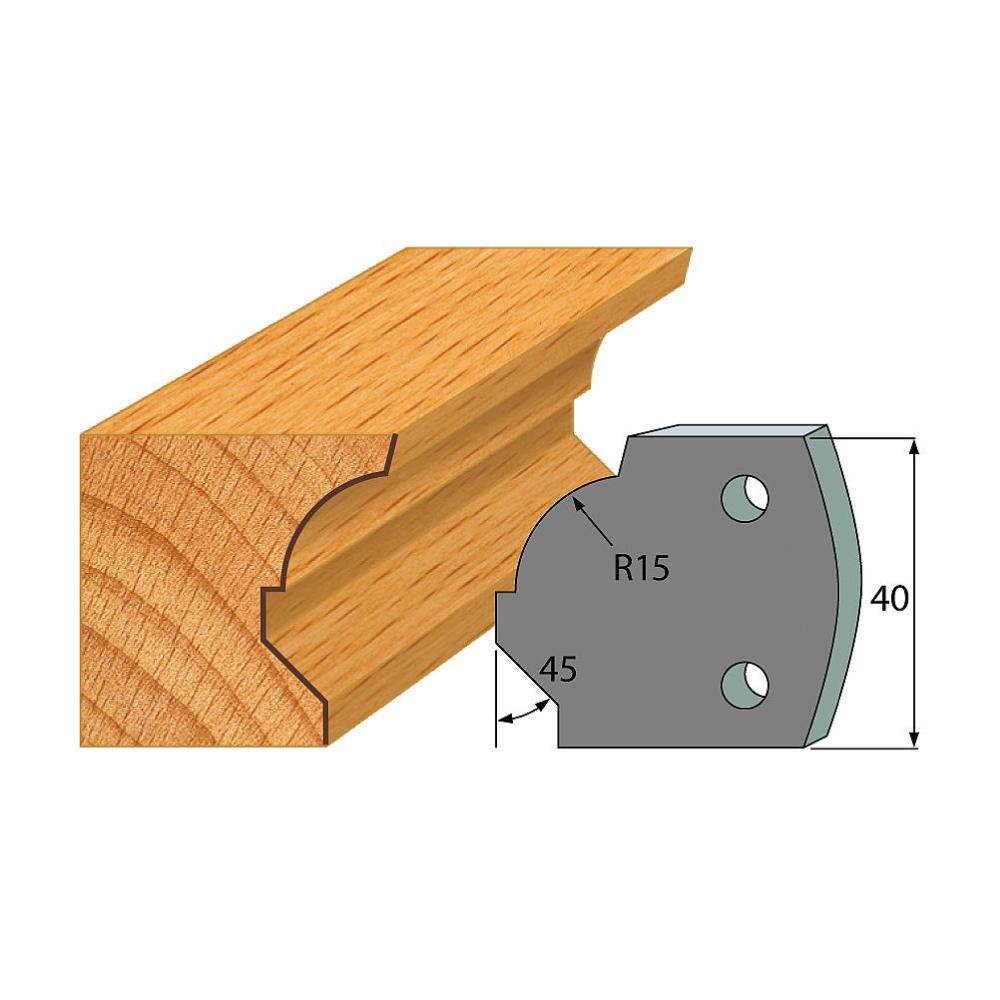 Profil 037 - Abweiser-Paar 40×4 mm SP