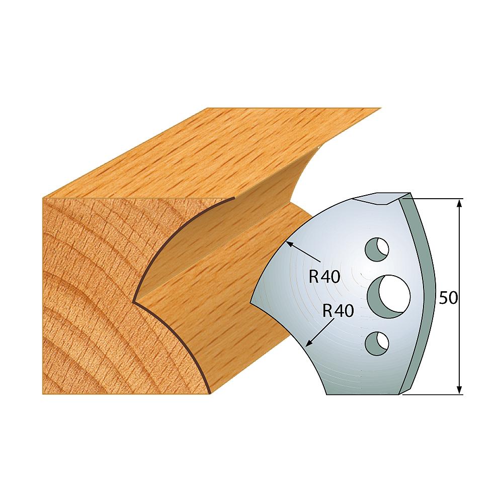 Profil 550 - Profilmesser-Paar 50×4 mm SP