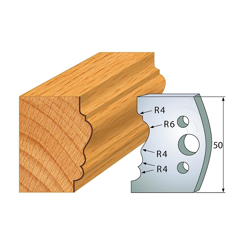 Profil 511 - Profilmesser-Paar 50×4 mm SP