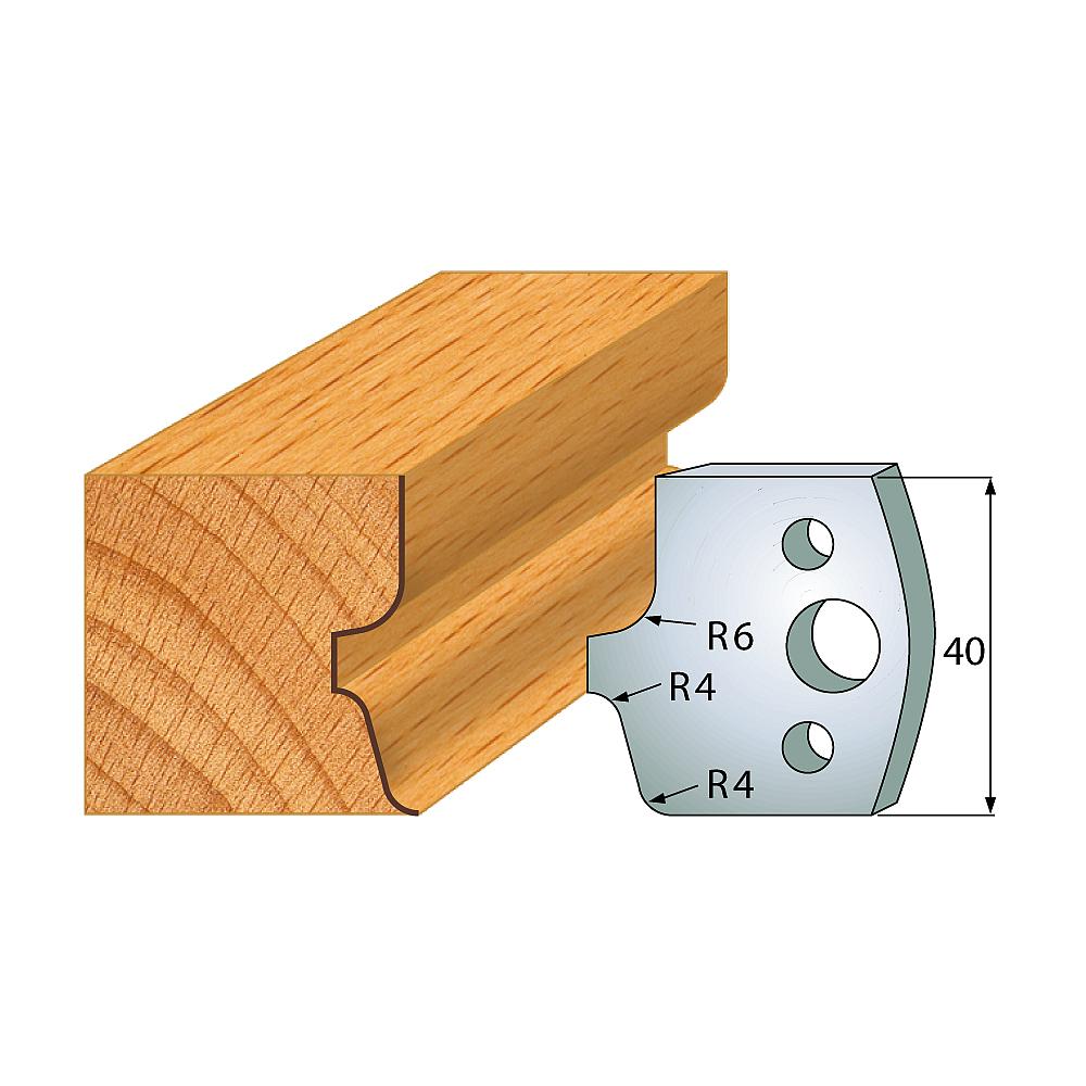 Profil 041 - Profilmesser-Paar 40×4 mm SP