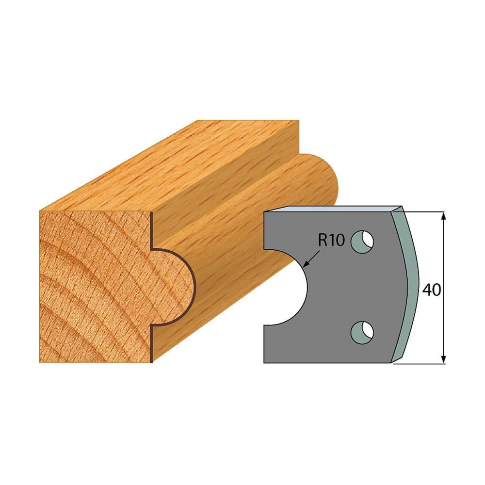 Profil 015 - Abweiser-Paar 40×4 mm SP