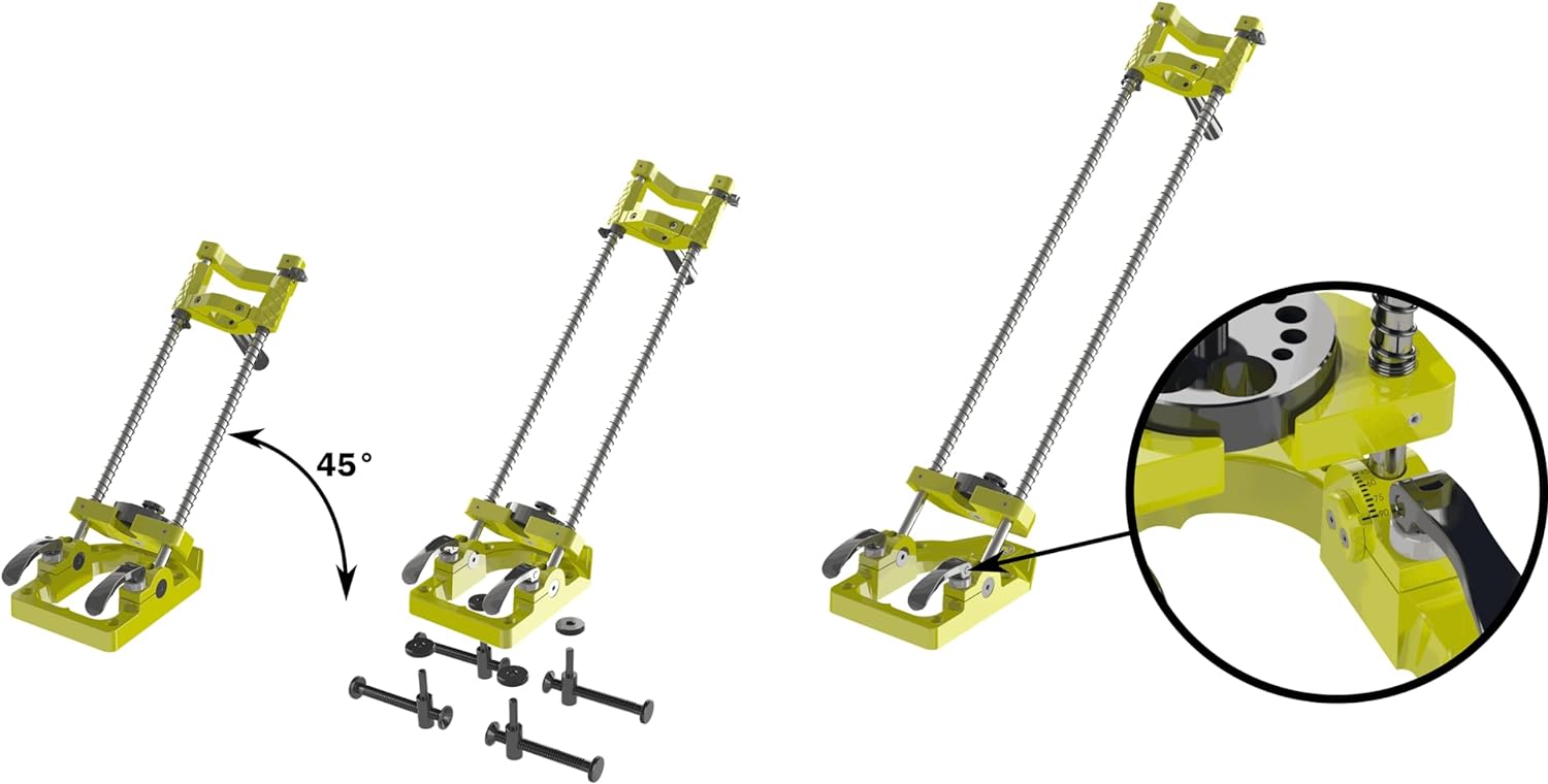 FAMAG Bohrständer schwenkbar mit Spannvorrichtung, für Schlangenbohrer 650 mm