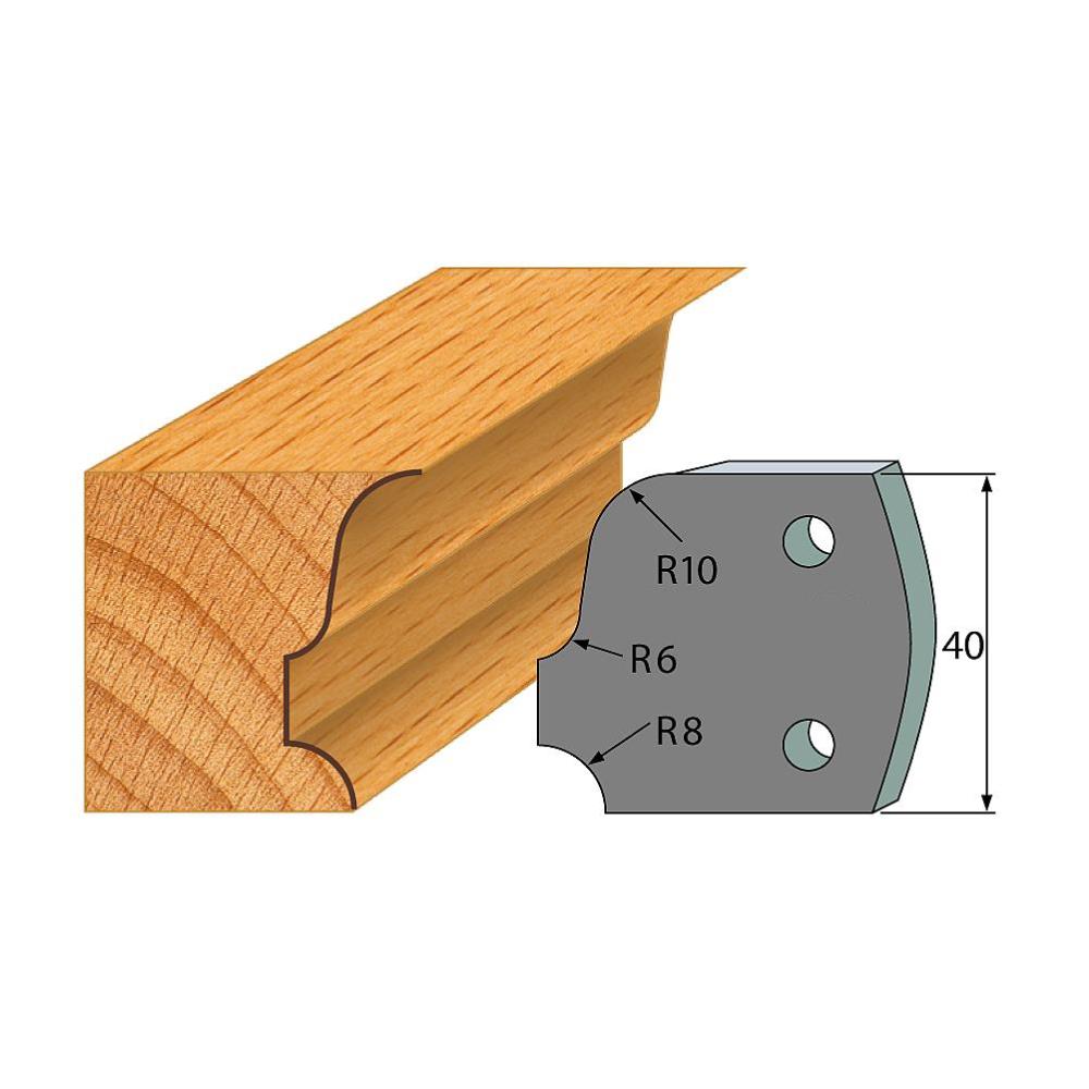 Profil 064 - Abweiser-Paar 40×4 mm SP