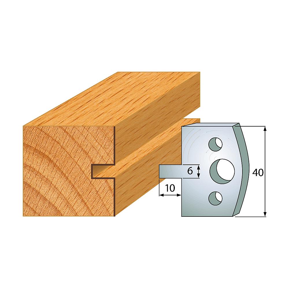 Profil 016 - Profilmesser-Paar 40×4 mm SP