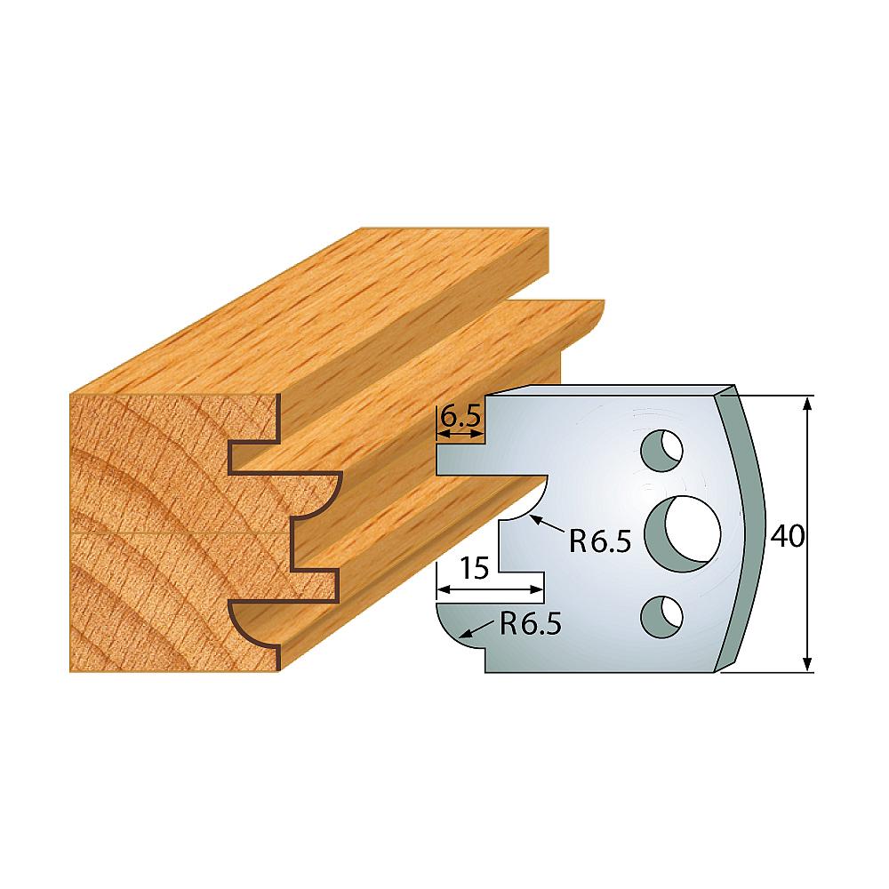 Profil 096 - Profilmesser-Paar 40×4 mm SP