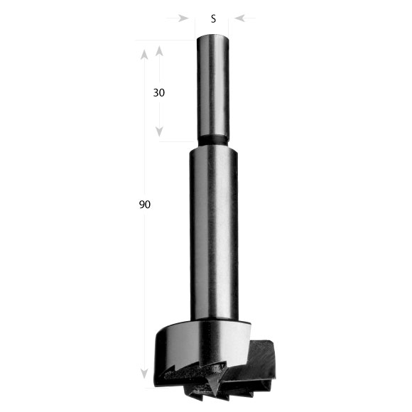 CMT C537 Forstnerbohrer mit Zylinderschaft