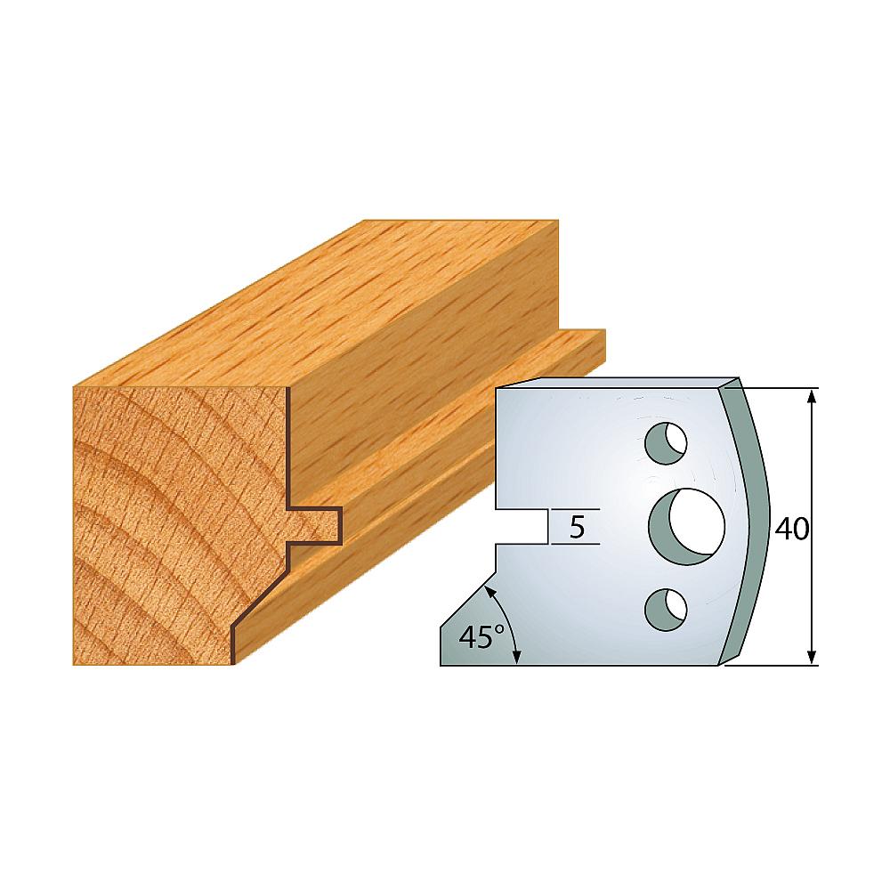 Profil 083 - Profilmesser-Paar 40×4 mm SP