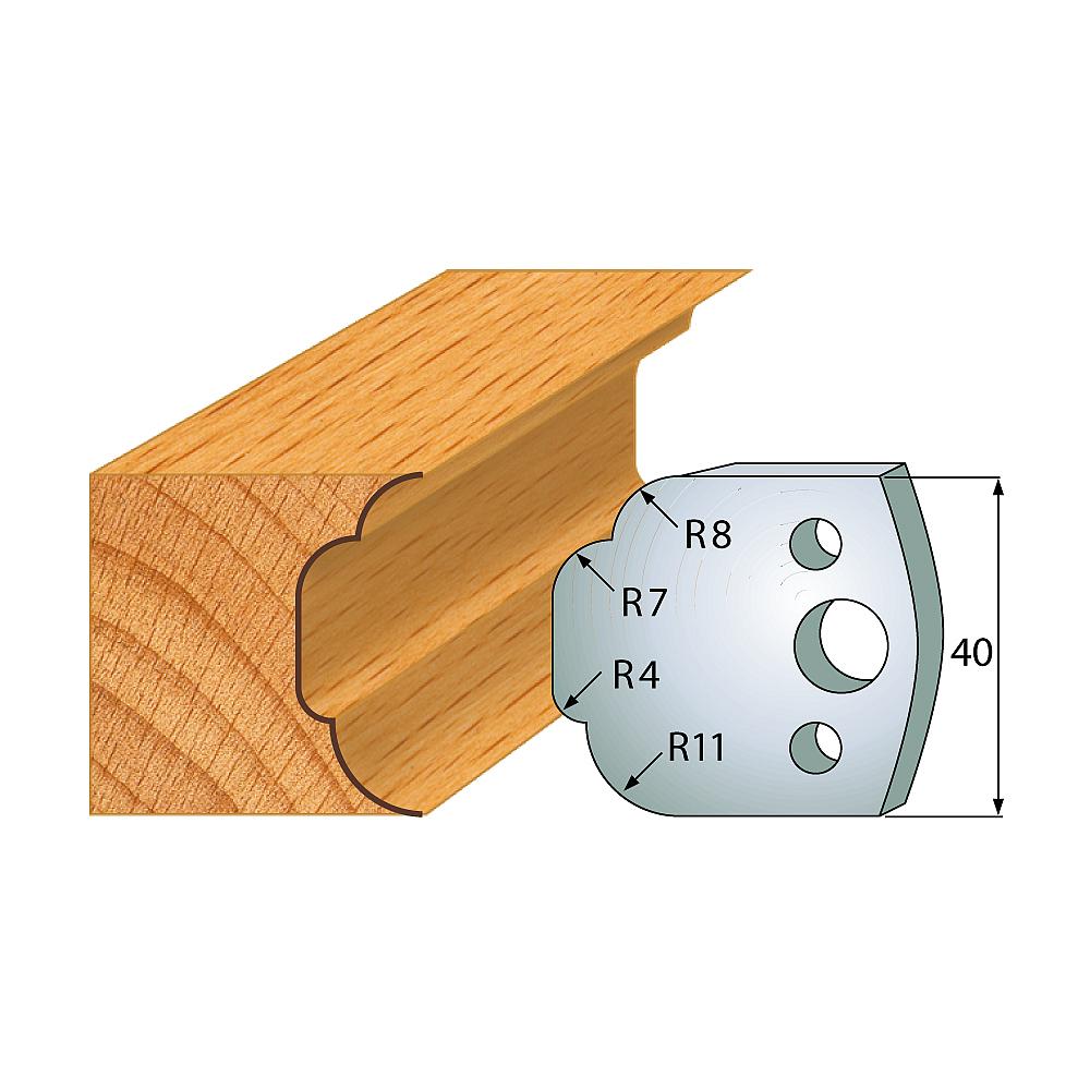 Profil 023 - Profilmesser-Paar 40×4 mm SP