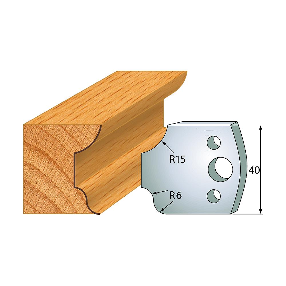 Profil 044 - Profilmesser-Paar 40×4 mm SP