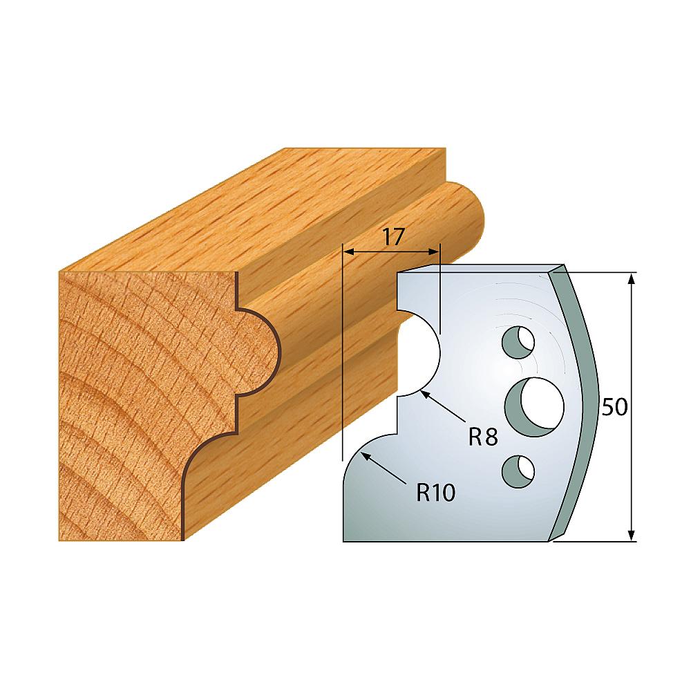 Profil 551 - Profilmesser-Paar 50×4 mm SP