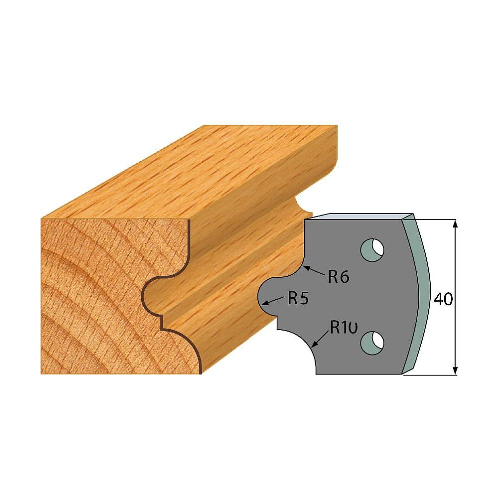 Profil 012 - Abweiser-Paar 40×4 mm SP