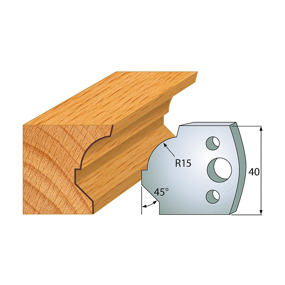 Profil 037 - Profilmesser-Paar 40×4 mm SP