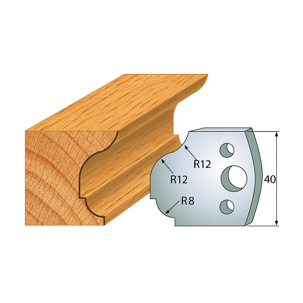 Profil 061 - Profilmesser-Paar 40×4 mm SP