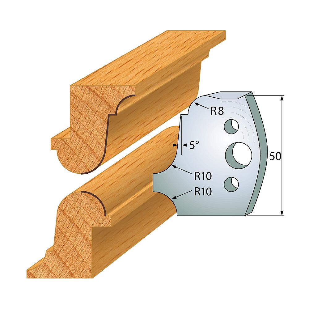 Profil 557 - Profilmesser-Paar 50×4 mm SP