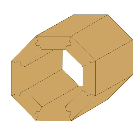 CMT C955 22,5°-Gehrungsverleimfräsersets - D37,3x22,2 22,5° S=8 HW