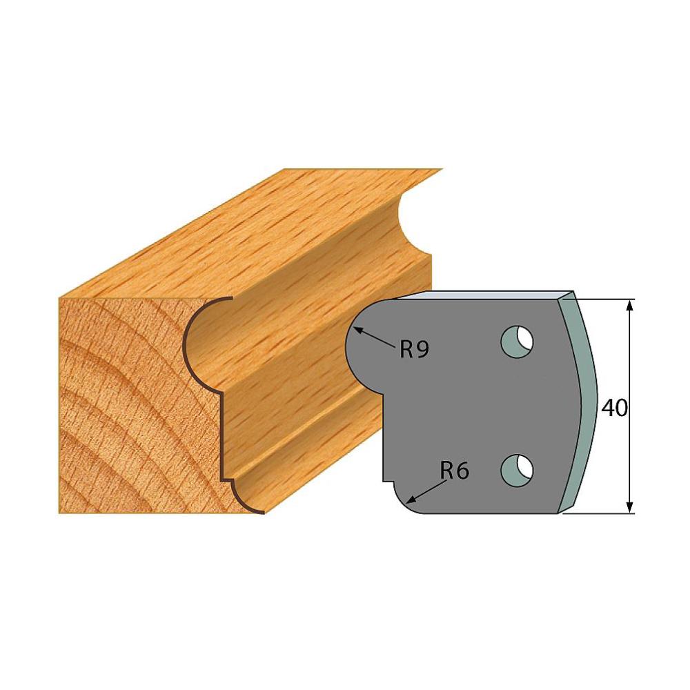 Profil 055 - Abweiser-Paar 40×4 mm SP