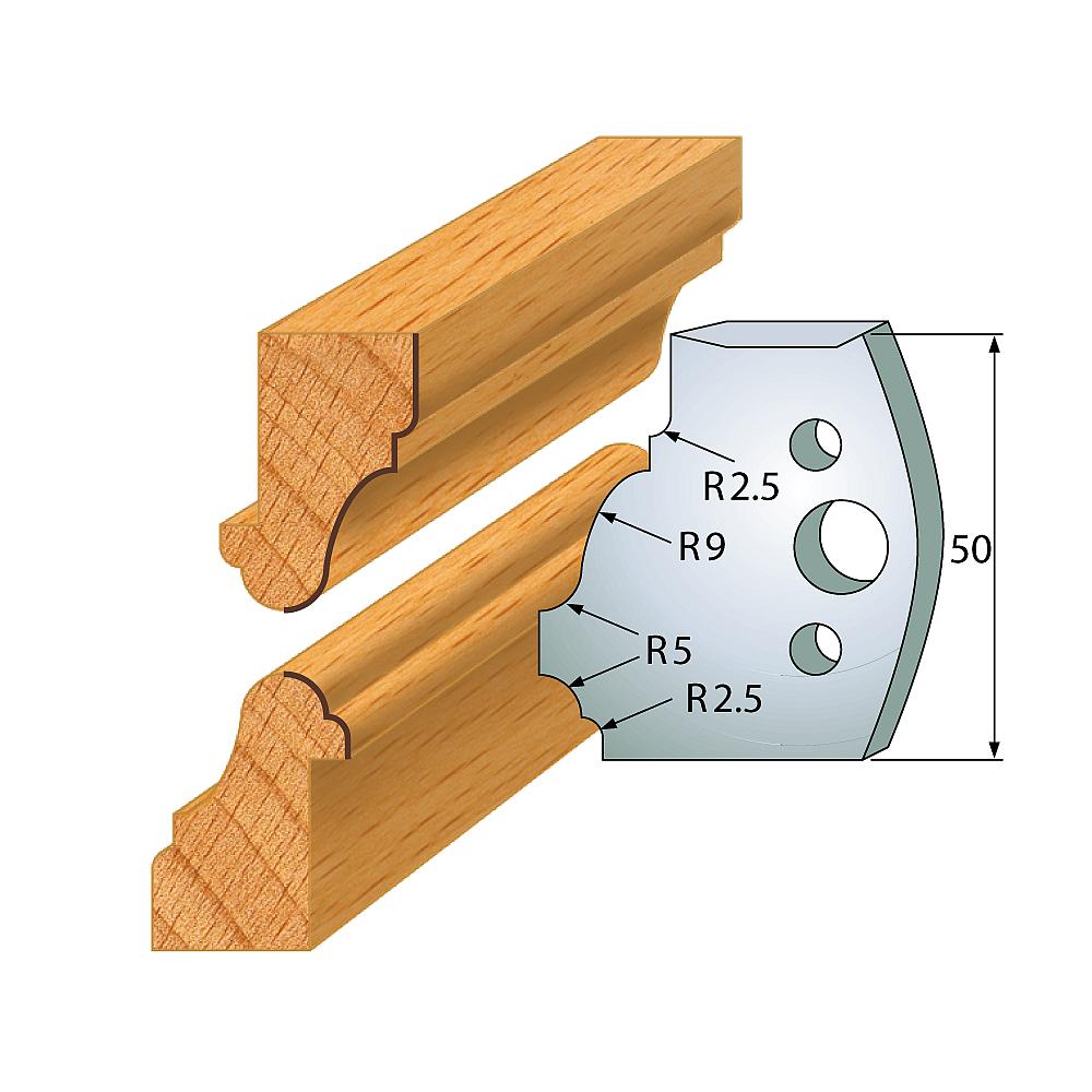 Profil 558 - Profilmesser-Paar 50×4 mm SP