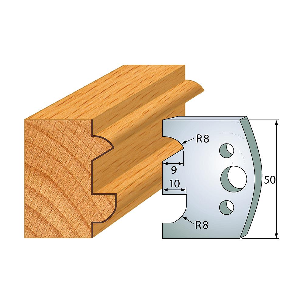 Profil 517 - Profilmesser-Paar 50×4 mm SP